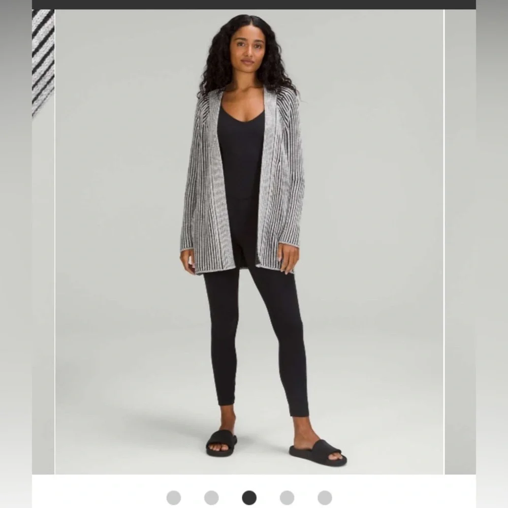 Womens Lululemon Cotton-Cashmere Blend Sweater Wrap size 6